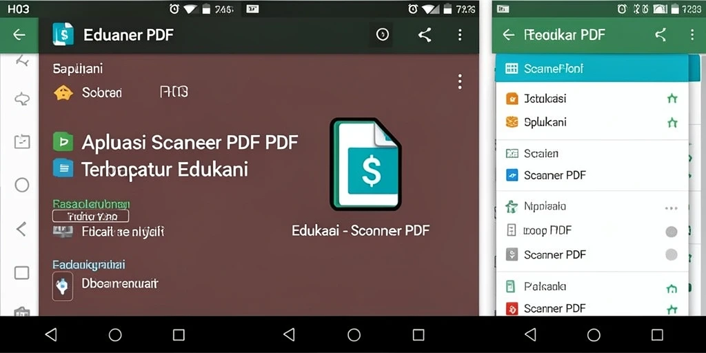 Tampilan antarmuka aplikasi H03 yang sederhana dan fungsional.
